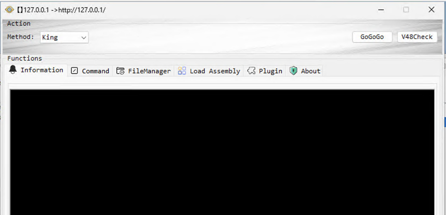 Fig 1: SharpViewStateKing controller GUI - Long description immediately follows